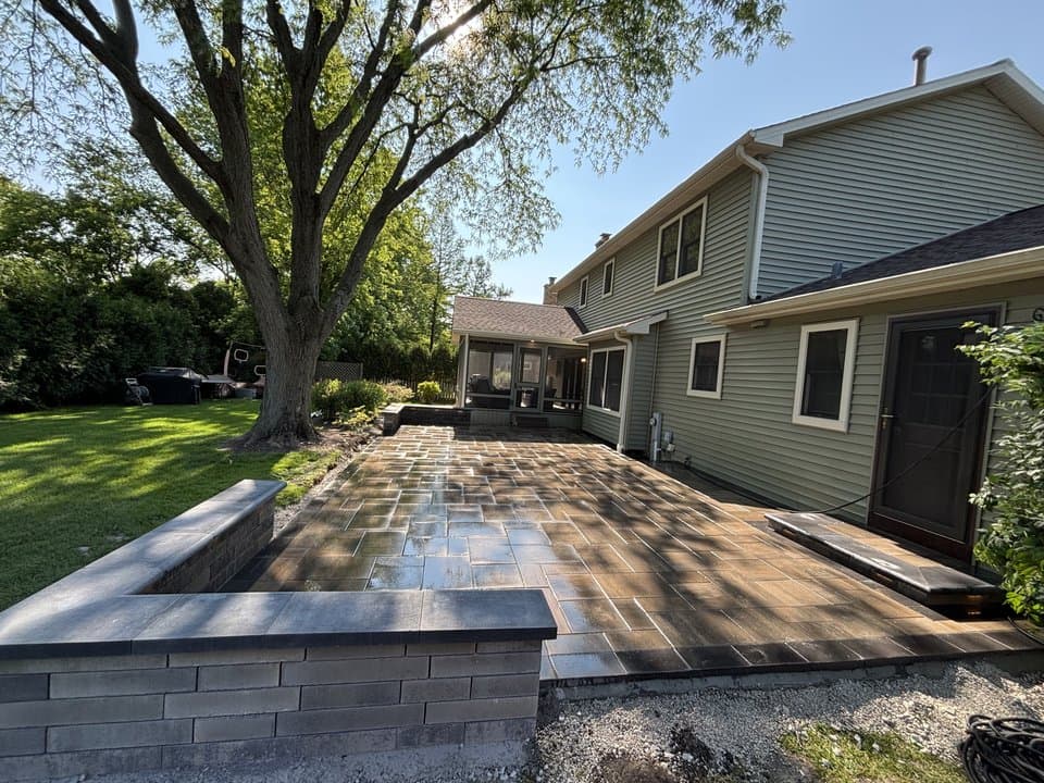 Pérgola de cedro en Naperville